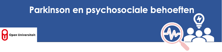 Informatie over onderzoek naar parkinson en psychosociale behoeften  